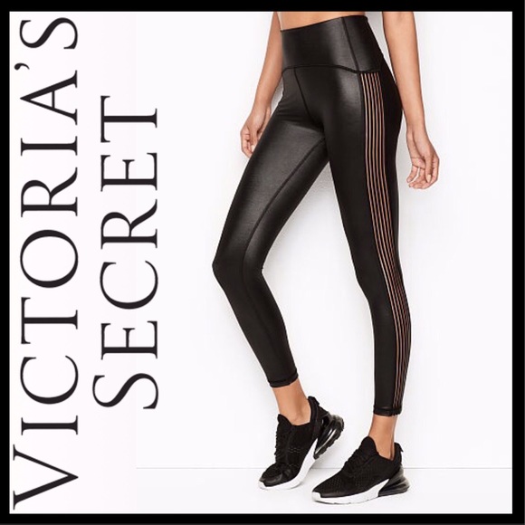 Victoria's Secret Pants - VICTORIA’S SECRET SPORT Mesh-detail 7/8 Tight